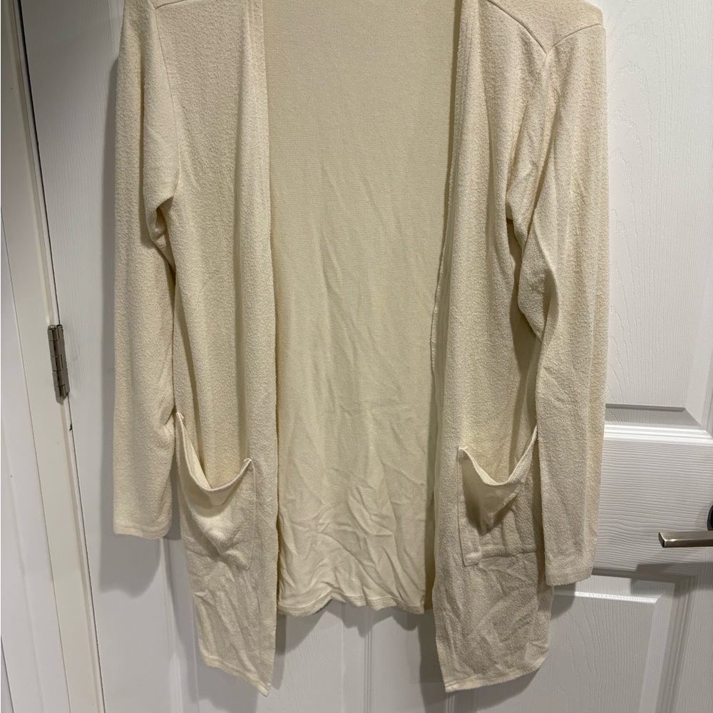 ZYIA Cream Knit Cardigan